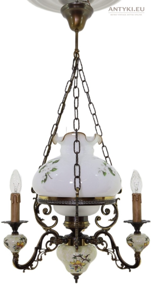 rustykalna lampa wisząca vintage