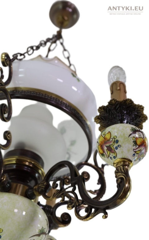 rustykalna lampa sufitowa klasyczna