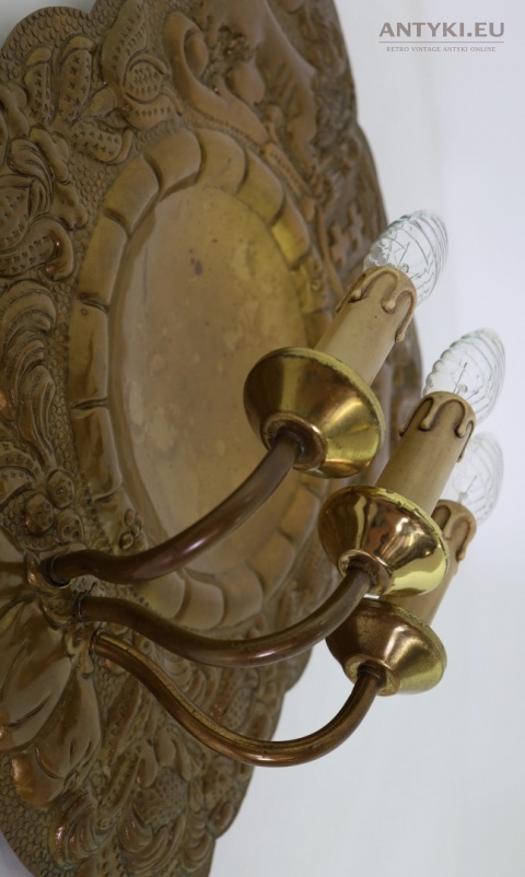 lampa ścienna z motywem gdańska