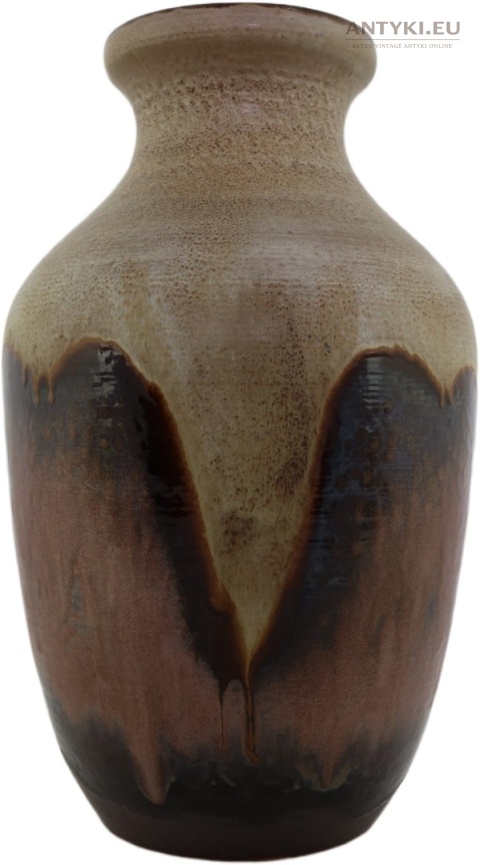 duży flakon retro ceramika szkliwiona