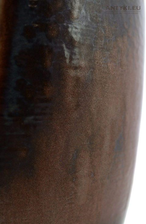 szkliwiony wazon kawowy z gliny