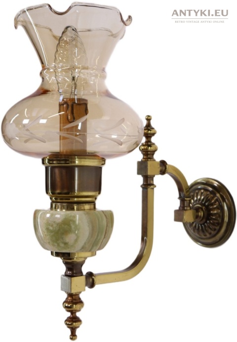 dworskie onyksowe kinkiety