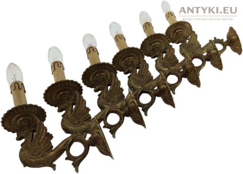 gryf kinkiet vintage do salonu
