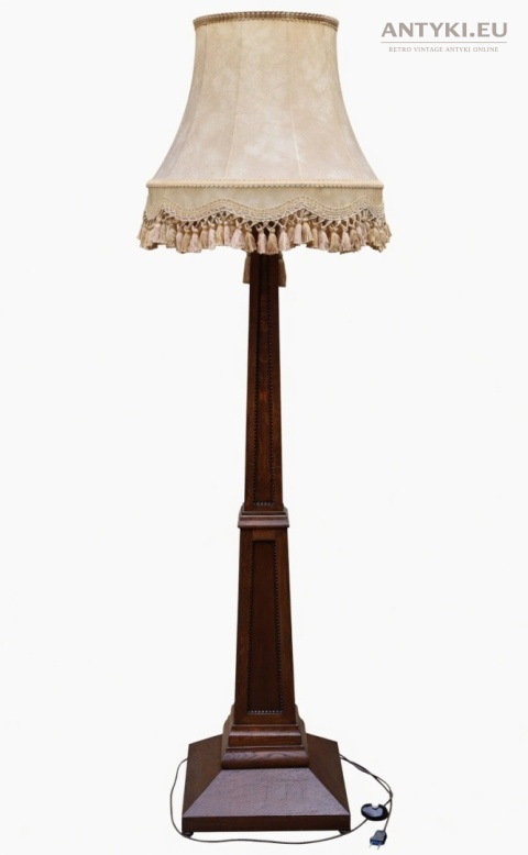 gabinetowa stojąca lampa antyczna