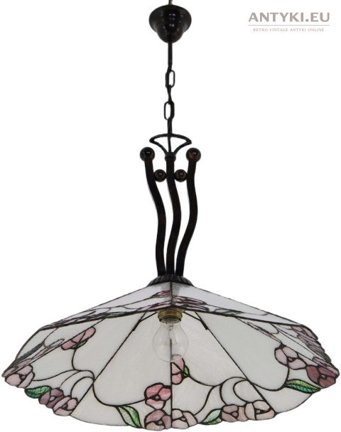 duża lampa wisząca Tiffany