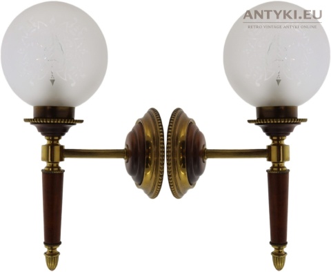 antyczne kinkiety gabinetowe