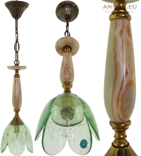 lampa sufitowa onyks vintage