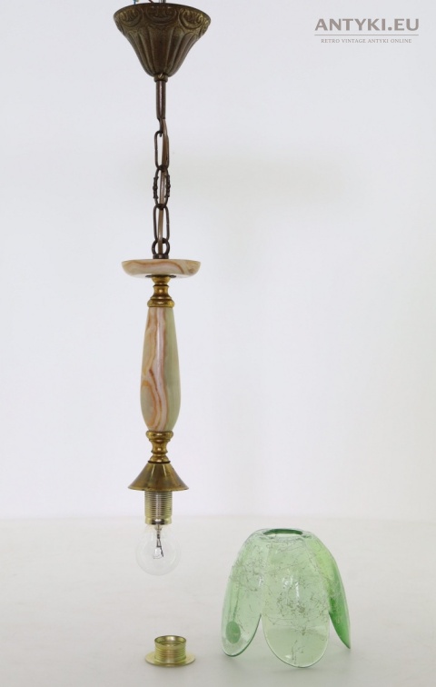 onyx antyczna lampa sufitowa