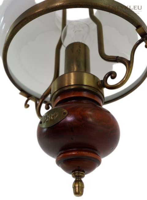 sufitowa lampa retro do holu