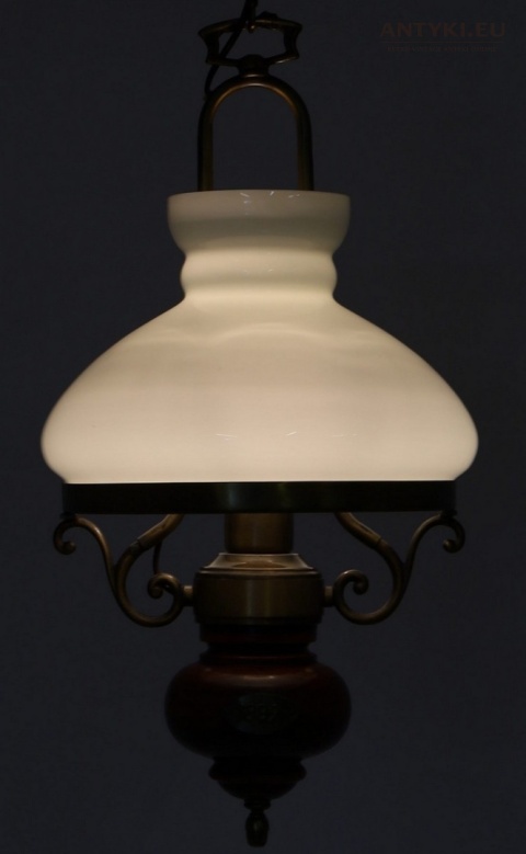 lampa vintage rustykalna mosiężna