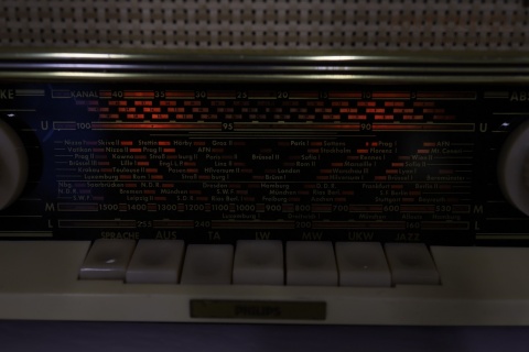 radio retro z lat 50 philips