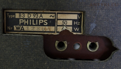 Stare radio Philips SOPRAN vintage Niemcy lata 50 – radio lampowe retro UKW