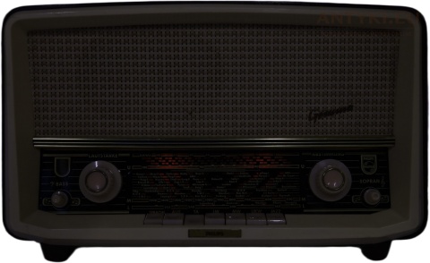 radio philips retro dekoracyjne