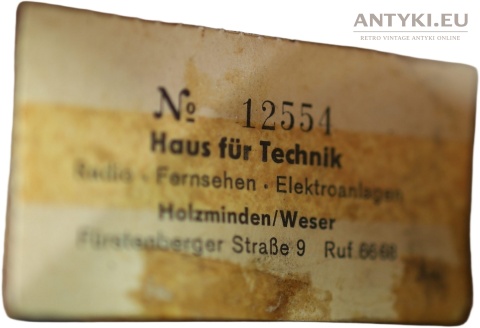 Stare radio Philips SOPRAN vintage Niemcy lata 50 – radio lampowe retro UKW