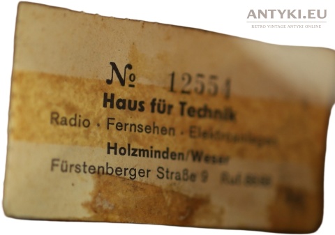 Stare radio Philips SOPRAN vintage Niemcy lata 50 – radio lampowe retro UKW