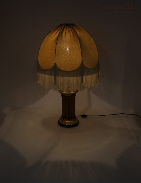 antyczna lampa stołowa duża lampa do salonu vintage