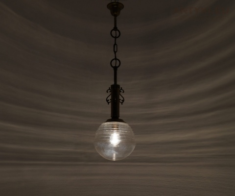 sufitowa stara lampa Chesterfield z epoki