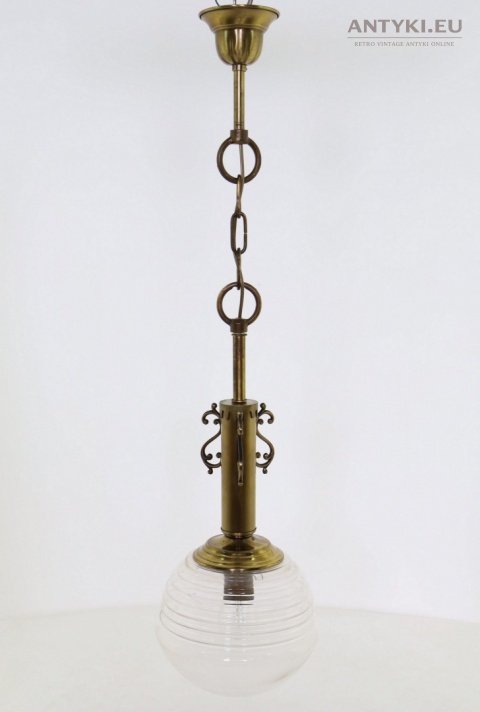 sufitowa lampa Chesterfield do biblioteki