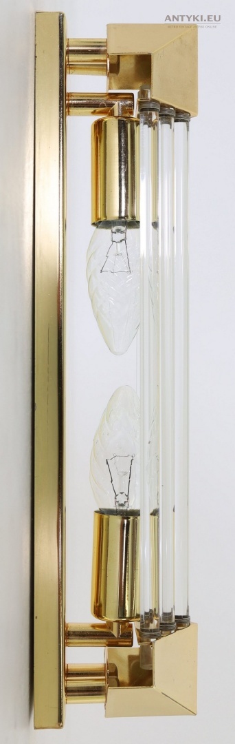 kinkiet mosiężny art deco