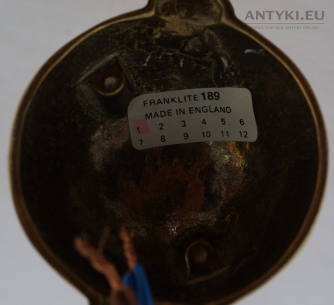 kinkiet Franklite Made in England