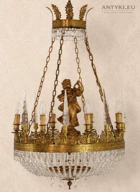 gabinetowy żyrandol francuski styl louis xv