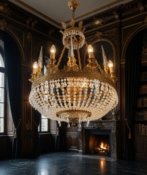 żyrandol francuski styl louis xv