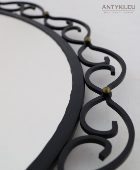 lustro metaloplastyka w stylu rustykalnym