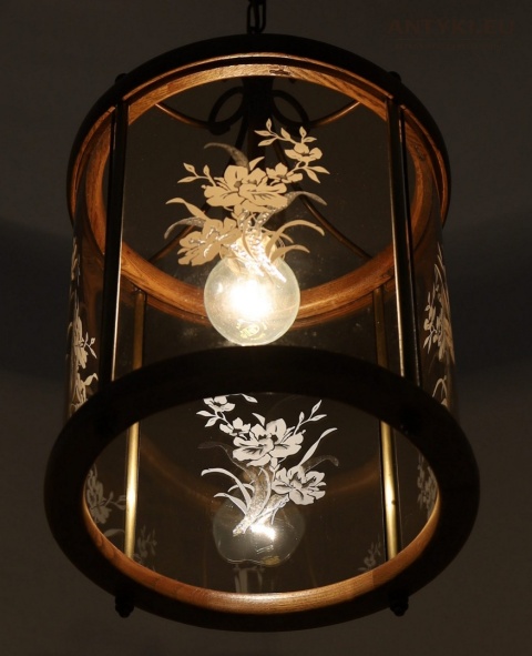walec rustykalna lampa wisząca
