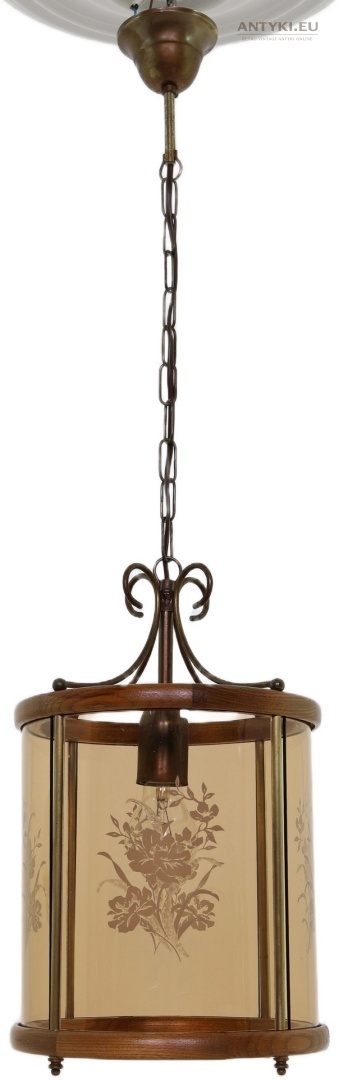 walec szklany lampa zawieszana