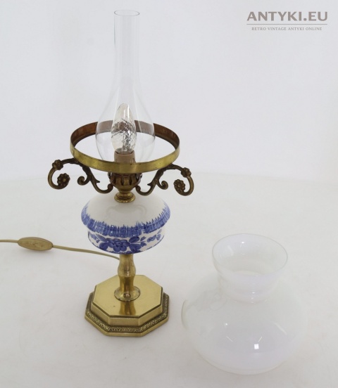 holenderska lampa stołowa vintage