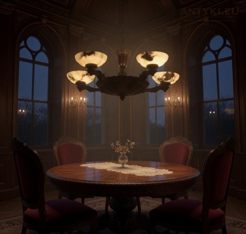 kolekcjonerski żyrandol Art Déco do eleganckiego wnętrza