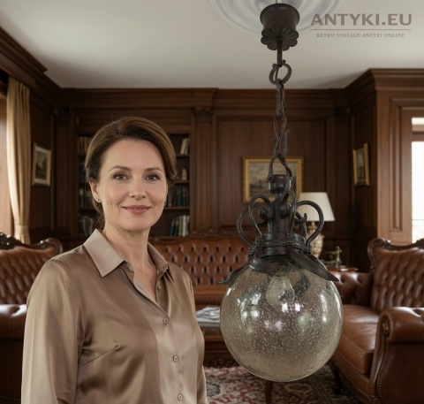 kuta lampa wisząca wizualizacja jadalni vintage