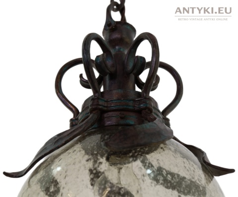 masywne kowalstwo artystyczne lampa