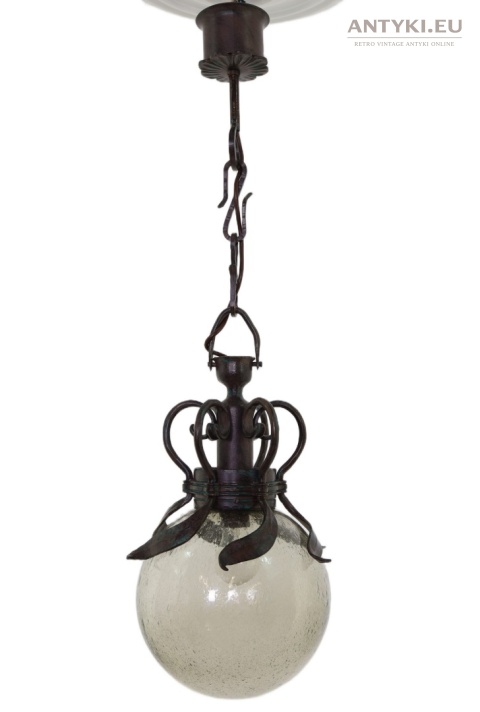 śródziemnomorska lampa wisząca vintage
