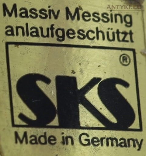 mosiężny kosz dekoracyjny Made in Germany SKS