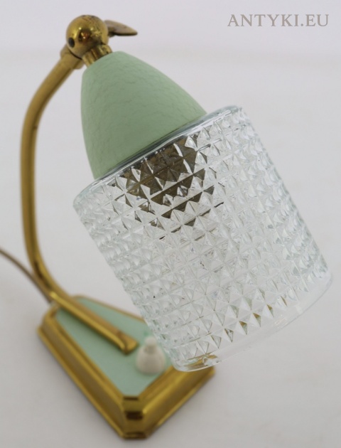lampka biurkowa vintage w stylu mid-century