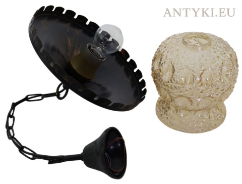 sufitowa rustykalna lampa do przedpokoju i wiatrołapu