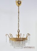 Kryształowy zwis do łazienki lampa z kryształami antyczna retro vintage styl