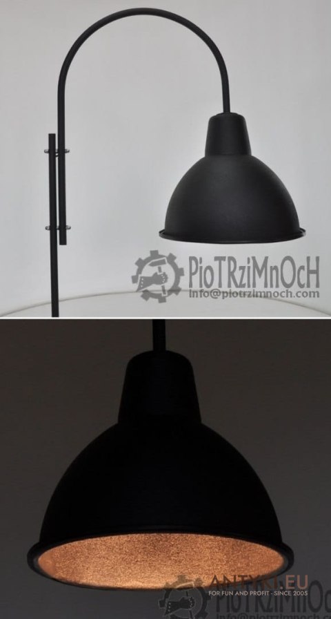 Loft industrial lampa podłogowa do klubu pubu baru loftu.