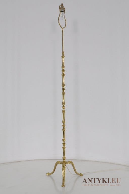 Ludwik XV lampa podłogowa stojąca do zamku pałacu. Antyk