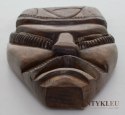 Maska afrykańska ręcznie rzeźbiona zabytkowa kultura afryka dzieło plemienne