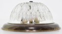 Mały plafonik łazienkowy starodawna lampa półokrągła sufitowa retro vintage oświetlenie