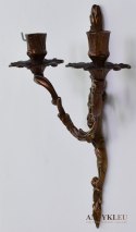 Muzealny świecznik barokowy antyk styl barok rokoko antyki do domu