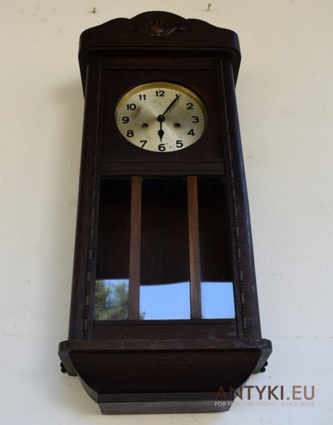 Muzealny zegar na ścianę. Junghans, Hamburg American Clock Company (H.A.C)