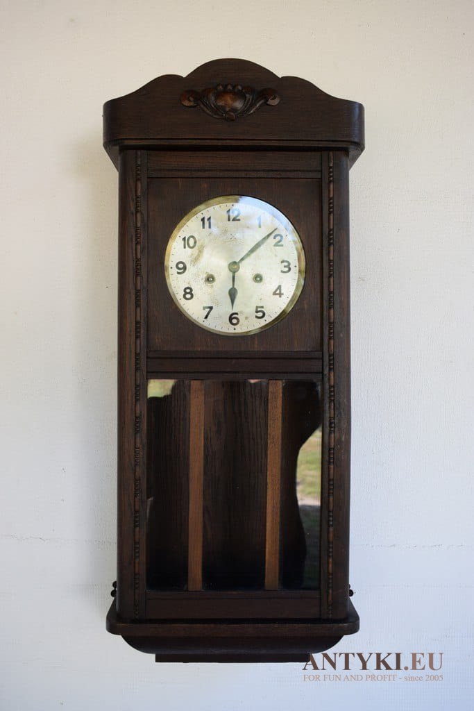 Muzealny zegar na ścianę. Junghans, Hamburg American Clock Company (H.A.C)