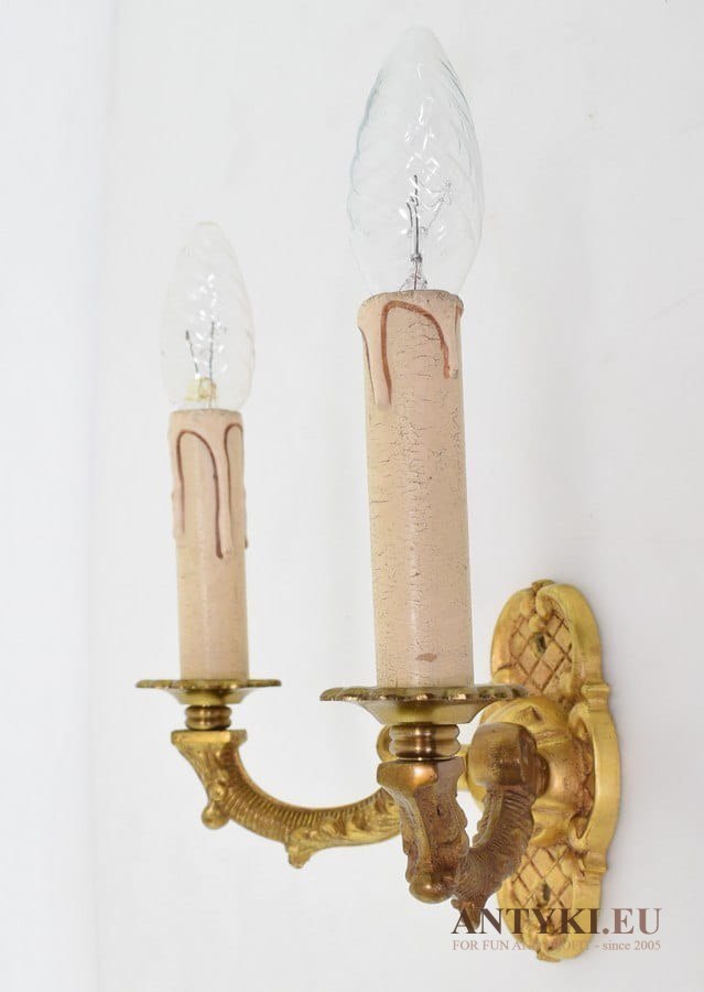 Retro kinkiet z mosiądzu lampka do łazienki ścienna lampa dekoracyjna