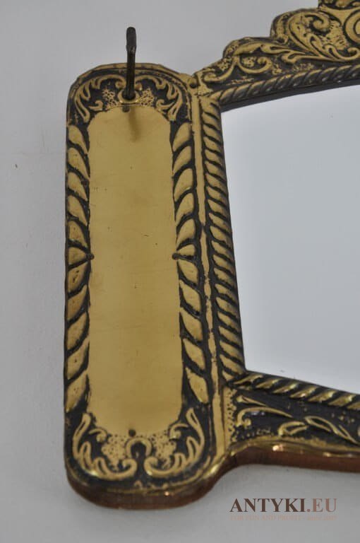 Secesyjny komplet z lusterkiem szczotki do czyszczenia ubrań Art Nouveau