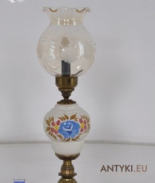 STARA BABCINA LAMPKA LAMPA VINTAGE LAMP RUSTYKALNA