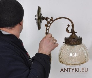 STARE DUZE KINKIETY LAMPKI LAMPY RUSTYKALNE RUSTIC