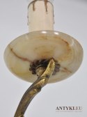 Stare kinkiety z onyksem onyxem lampki na ścianę